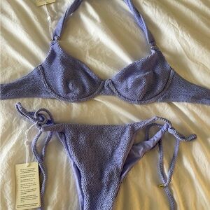 Monday Swimwear Bikini Set – Wisteria Crinkle (NWT)